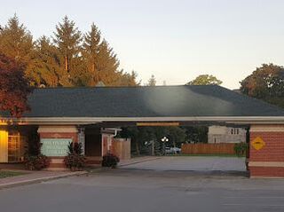 Exterior of a public library in Richvale, Richmond Hill, Ontario