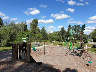 Sandy playground structure in Oak Ridges, Richmond Hill, Ontario